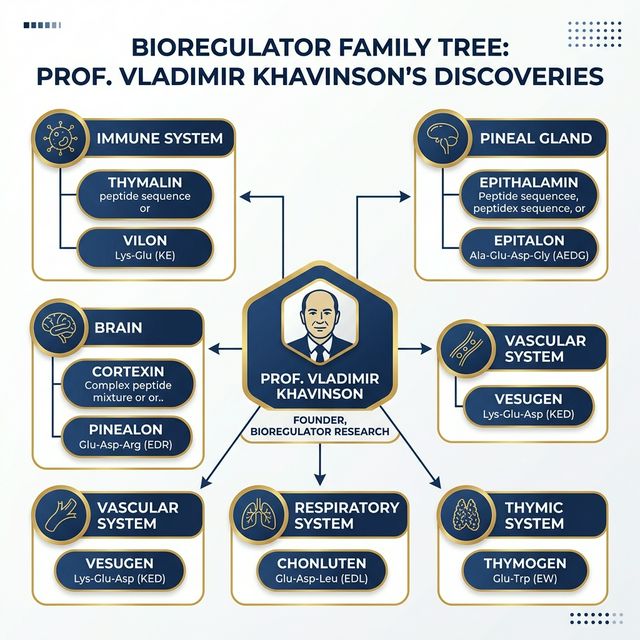 Khavinson Bioregulators: Vilon, Thymalin, Cortexin & the Russian Peptide Legacy Khavinson Bioregulators: Vilon, Thymalin, Cortexin & the Russian Peptide Legacy