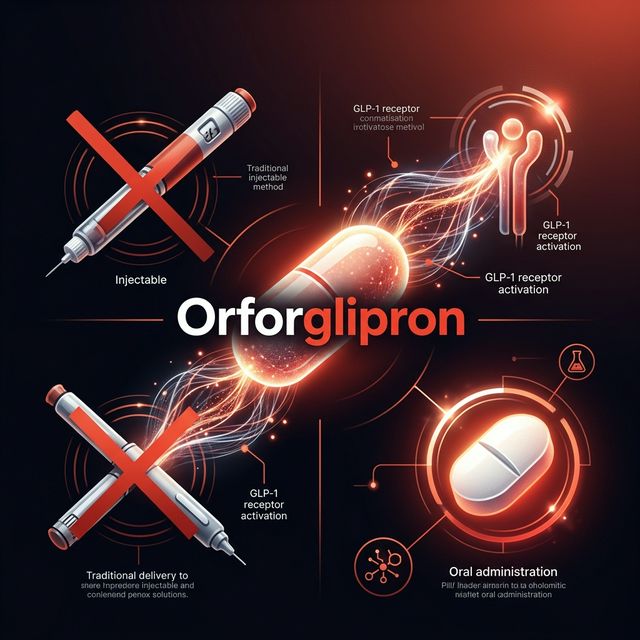 Orforglipron: The First Oral Non-Peptide GLP-1 — Mechanism, Trials & Timeline Orforglipron: The First Oral Non-Peptide GLP-1 — Mechanism, Trials & Timeline