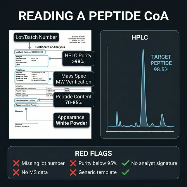Understanding Peptide Purity: HPLC, Mass Spec & Certificate of Analysis Explained