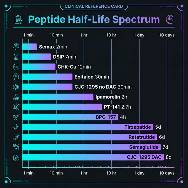 Peptide Half-Life Explained: Why It Matters for Your Dosing Schedule
