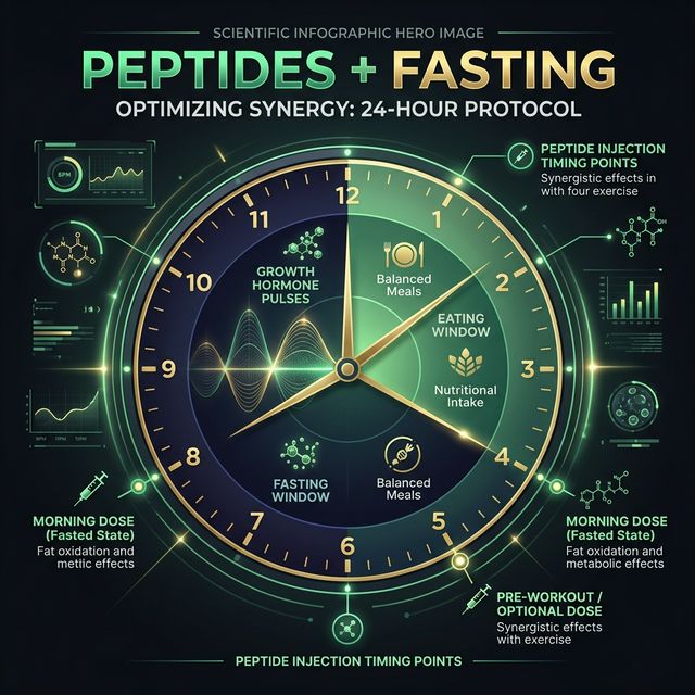 Peptides and Intermittent Fasting: Timing, Absorption & Protocol Guide Peptides and Intermittent Fasting: Timing, Absorption & Protocol Guide