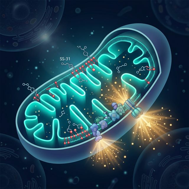 SS-31 (Elamipretide): The First FDA-Approved Mitochondrial Medicine — Mechanism, Evidence & Dosing