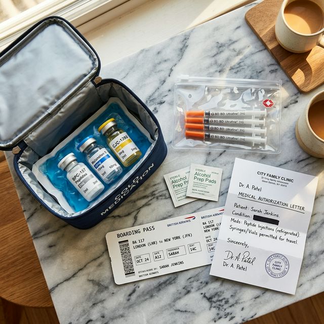 Traveling with Peptides: TSA Rules, Cold Chain & International Tips Traveling with Peptides: TSA Rules, Cold Chain & International Tips